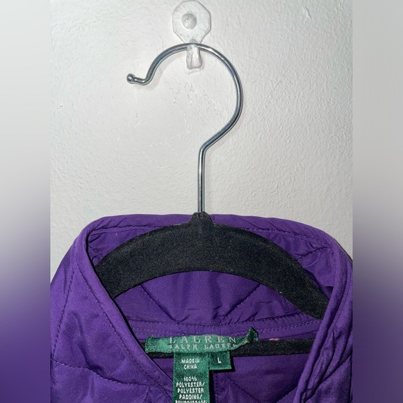 Quilted Purple Ralph Lauren Jacket - Picture 2 of 10